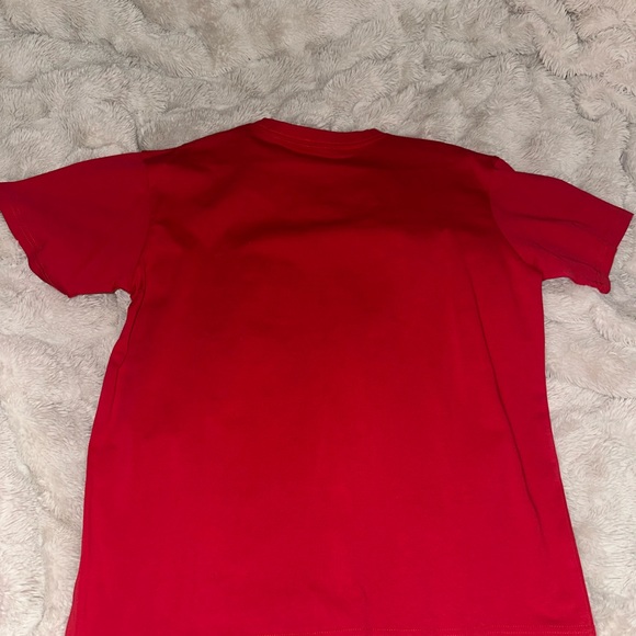 Von Dutch Red Tee with Off White Logo - Picture 3 of 3